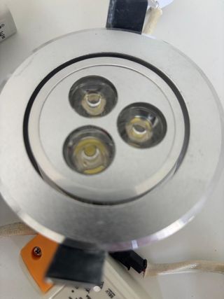 Focos LED Techo Plateados (Pack 7)