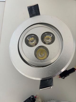 Focos LED Techo Plateados (Pack 7)