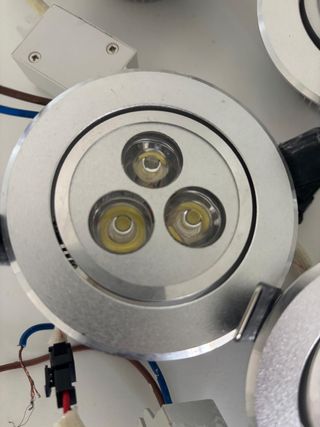 Focos LED Techo Plateados (Pack 7)