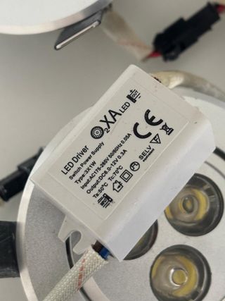 Focos LED Techo Plateados (Pack 7)