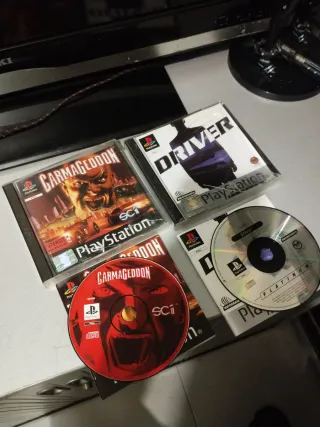Carmageddon y Driver PSX (PlayStation 1)