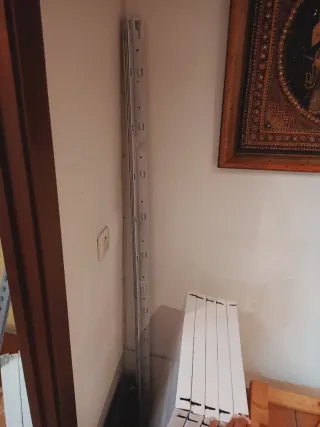 Estantería metálica blanca 4 baldas