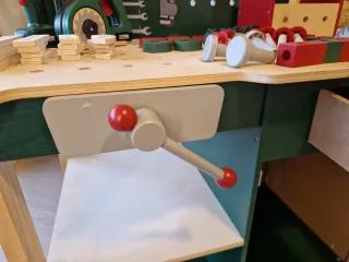 Banco de trabajo madera niños