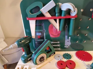 Banco de trabajo madera niños