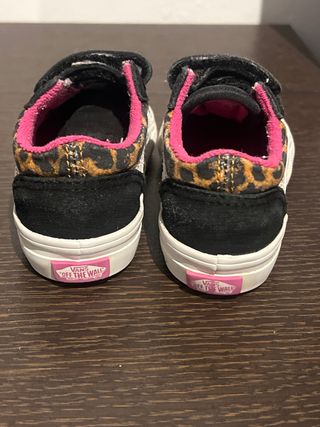 Vans Bambas Niños Animal Print Rosa talla 22