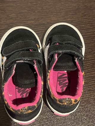 Vans Bambas Niños Animal Print Rosa talla 22