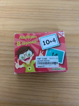 Juego de cartas de sumas Eureka Kids