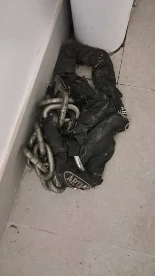 Cadena seguridad moto ARTAGO acero