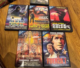Lote 6 Películas Acción Chuck Norris DVD