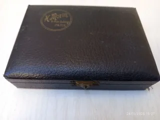 Clinómetro antiguo H.Morin (París) con Estuche