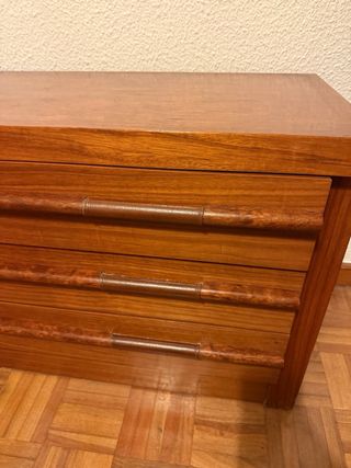 Dormitorio completo madera oscura