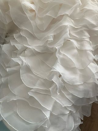 Vestido de Novia Aire Barcelona Talla 38 Crema