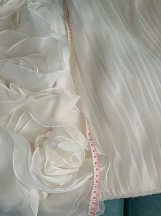 Vestido de Novia Aire Barcelona Talla 38 Crema