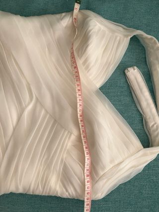 Vestido de Novia Aire Barcelona Talla 38 Crema