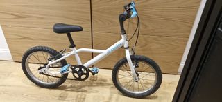 Bicicleta infantil Btwin 16 blanca (4-6años)