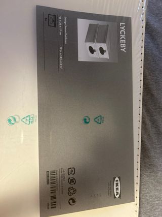 Cajas de almacenamiento IKEA LYCKEBY blanco roto