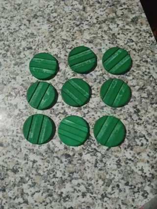 Fichas coche de choque verdes