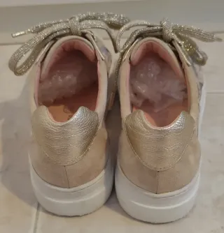 Scarpe donna Simonetta Ravizza beige/oro