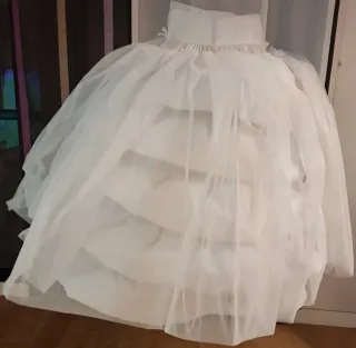 Cancán blanco talla 80