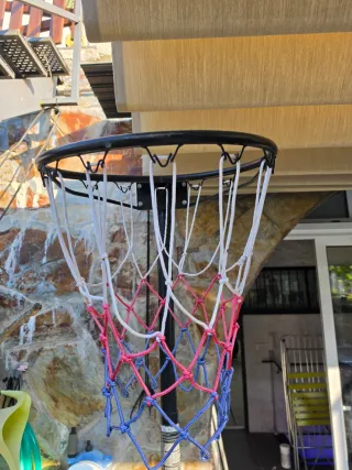 Canasta de baloncesto con pie