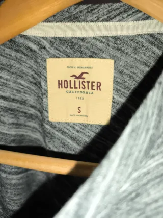 Camiseta Hollister Gris