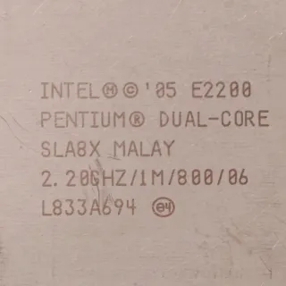 Procesador Intel Pentium Dual-Core E2200