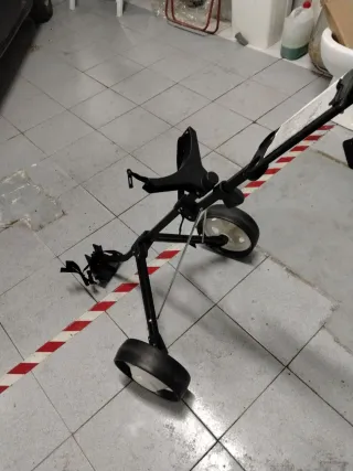 Carrello da golf nero