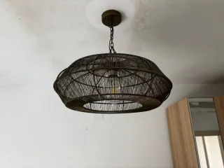 Lámpara de techo colgante de metal