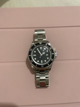 Reloj Manbushijie Negro y Plateado