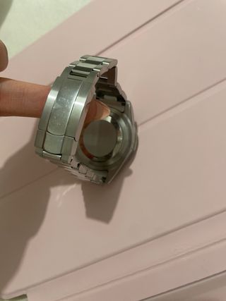 Reloj Manbushijie Negro y Plateado