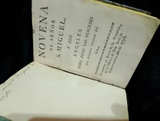 Libro de Oraciones y Rezos Antiguo del 1800 aprox