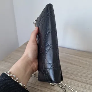 Cartera Lady Dior Wallet on Chain Negra