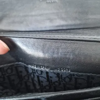 Cartera Lady Dior Wallet on Chain Negra