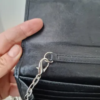 Cartera Lady Dior Wallet on Chain Negra