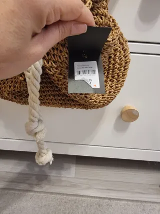 Mochila saco Paco Martinez rafia