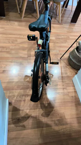 Bicicleta Plegable BTWIN Azul