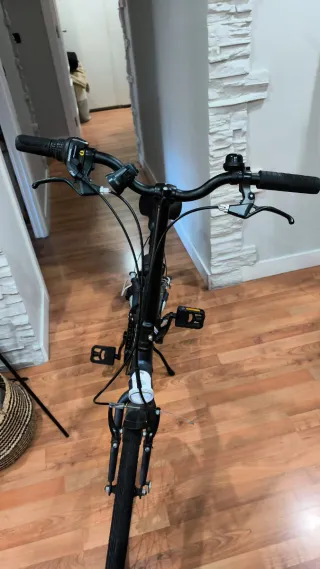 Bicicleta Plegable BTWIN Azul