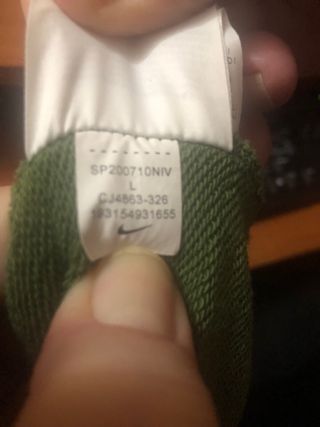 Sudadera Nike International Goddess of Victor Verd