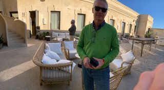 Puerta de paso con cristal Murano