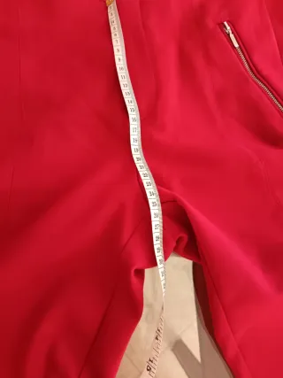 Pantaloni Zara rosso ciliegia