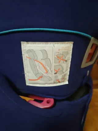 Silla Infantil CBX Azul y Negra Gr II-III