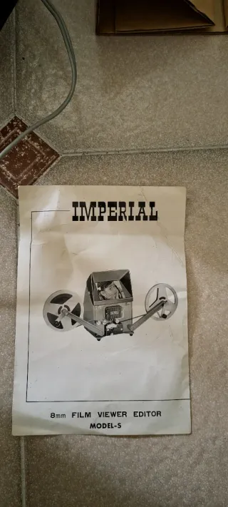 Moviola Imperial 8mm con scatola originale.