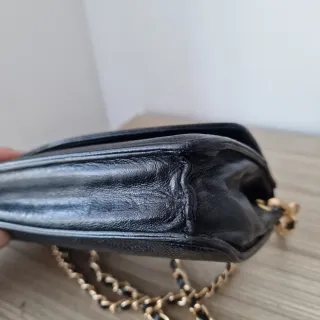 Bolso Cartera Chanel Piel Caviar Vintage Negro