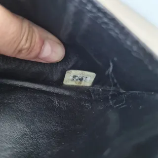 Bolso Cartera Chanel Piel Caviar Vintage Negro