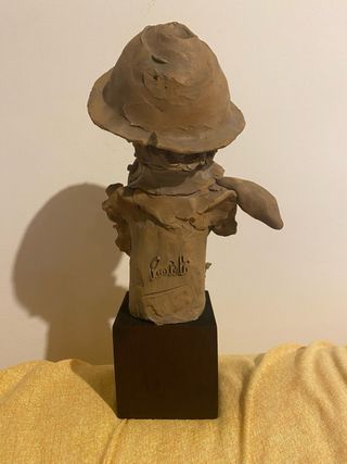 Busto terracotta Luciano Paoletti