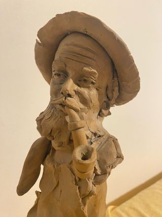 Busto terracotta Luciano Paoletti