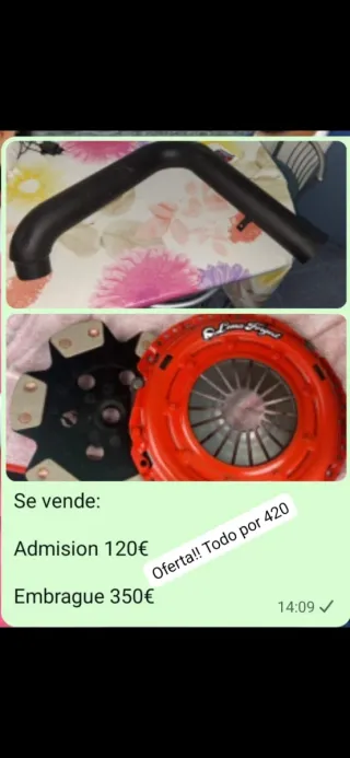 Embrague Cerámico Nuevo