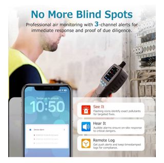 Medidor calidad aire CF-60 PP SMART