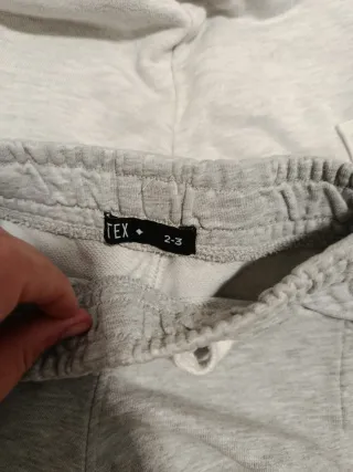 Lote 2 pantalones cortos grises