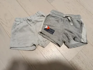 Lote 2 pantalones cortos grises